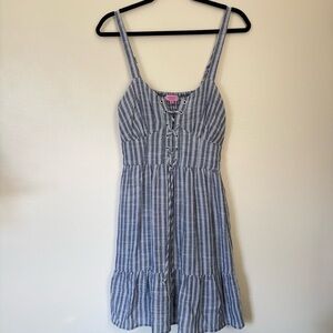 Francesca's Janie Grommet Tie Up Dress Size Medium